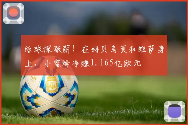 给球探涨薪！在姆贝乌莫和维萨身上，小蜜蜂净赚1.165亿欧元