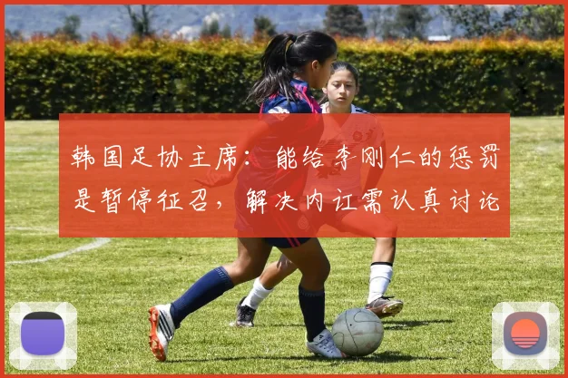 韩国足协主席：能给李刚仁的惩罚是暂停征召，解决内讧需认真讨论