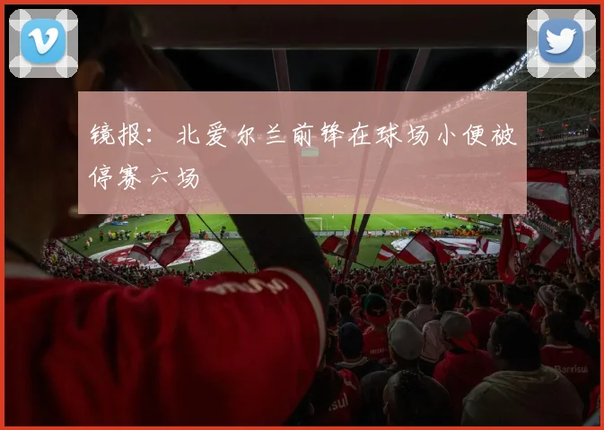 镜报：北爱尔兰前锋在球场小便被停赛六场