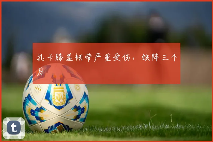 扎卡膝盖韧带严重受伤，缺阵三个月